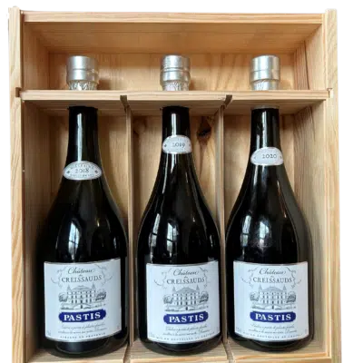 Coffret pastis millésimé chateau des creissauds