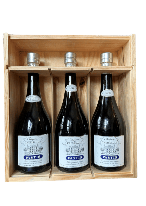 Coffret pastis millésimé chateau des creissauds