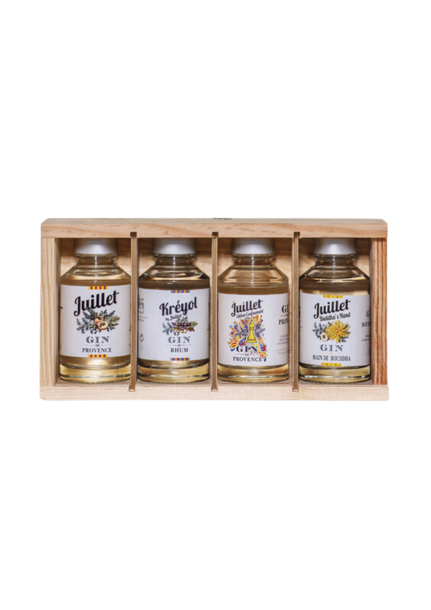 Coffret gamme série Gin Juillet - Gin de Provence - Maison Ferroni