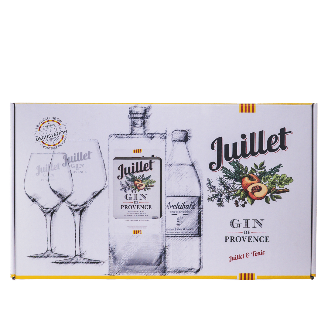 Coffret Gin, tonic et verres - Maison Ferroni